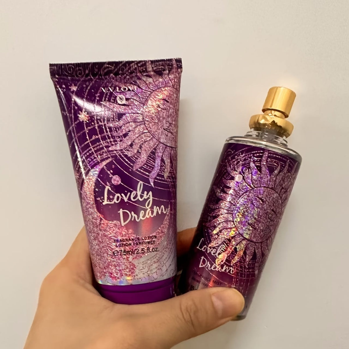KissICON VA Vanilla Mist Lotion Set – Moisturizing Gift Her