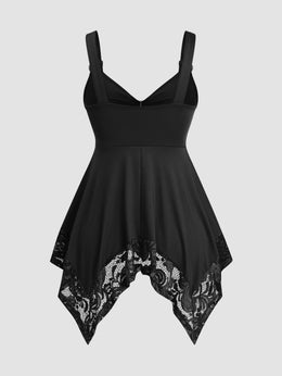 KissICON Valentine's Day Large Size Women's Top, Love Asymmetrical