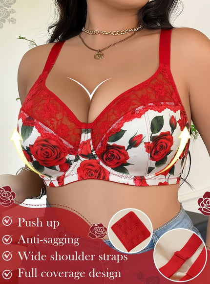 KissICON Valentine's Day Plus-size Women's Lingerie – Rose