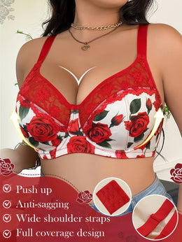KissICON Valentine's Day Plus-size Women's Lingerie – Rose