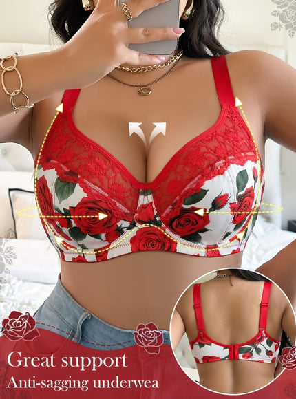 KissICON Valentine's Day Plus-size Women's Lingerie – Rose