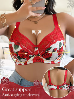 KissICON Valentine's Day Plus-size Women's Lingerie – Rose