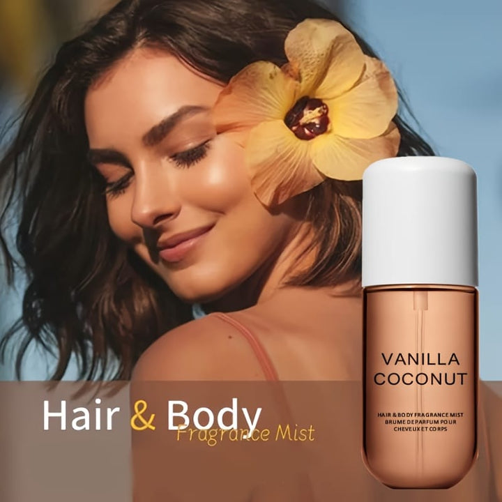 Vanilla Coconut Fragrance Mist - Moisturizing Body Spray