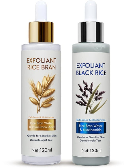 KissICON Variant1 Rice Exfoliating Ampoule Set – Gentle Peel Hydrate