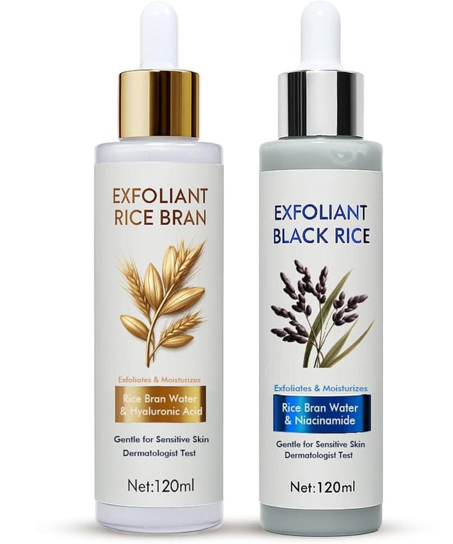 KissICON Variant1 Rice Exfoliating Ampoule Set – Gentle Peel Hydrate
