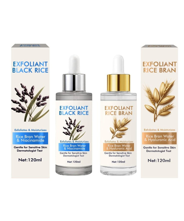 KissICON Variant1 Rice Exfoliating Ampoule Set – Gentle Peel Hydrate