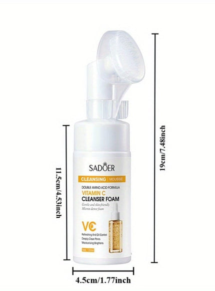 KissICON VC Facial Cleanser Gentle Vitamin C Foaming Cleanser Brighten