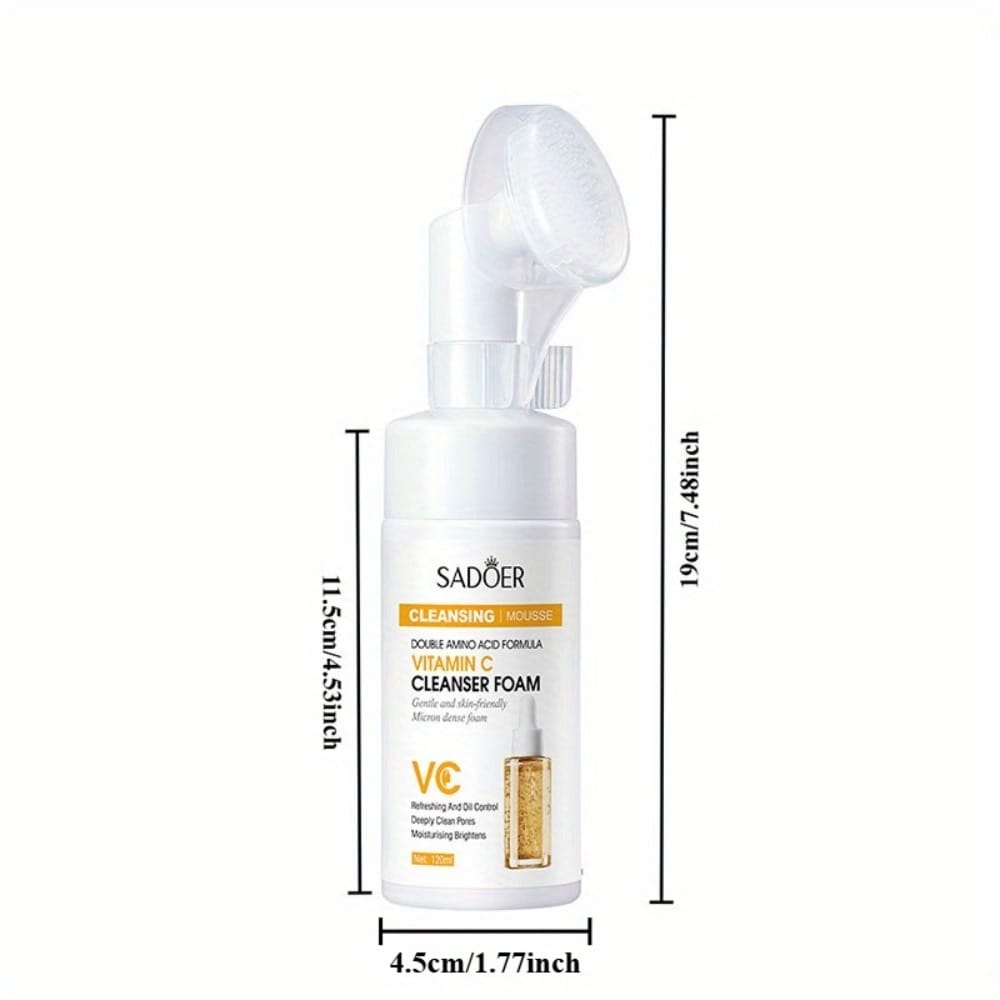 KissICON VC Facial Cleanser Gentle Vitamin C Foaming Cleanser Brighten