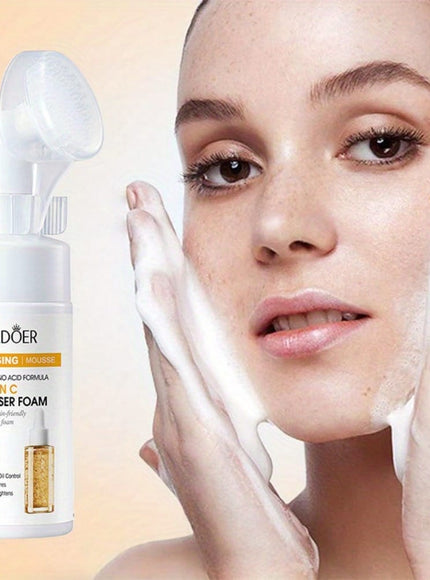 KissICON VC Facial Cleanser Gentle Vitamin C Foaming Cleanser Brighten