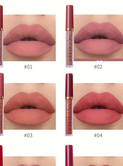 KissICON Velvet Matte Liquid Lipstick 6pack Valentines