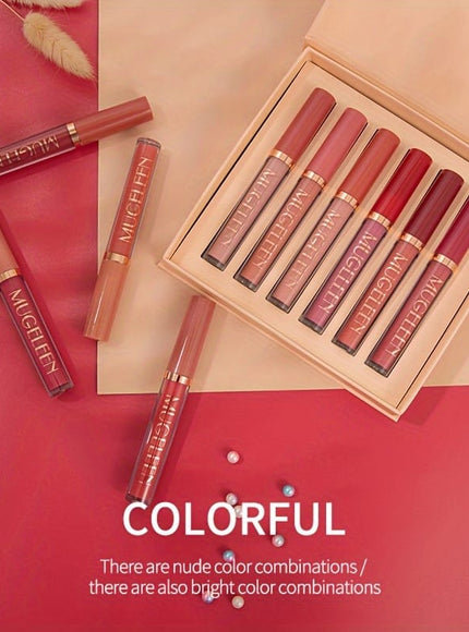 KissICON Velvet Matte Liquid Lipstick 6pack Valentines