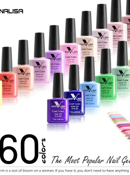 KissICON Venalisa Fashion Shiny UV Gel Nail Polish 7.5ml
