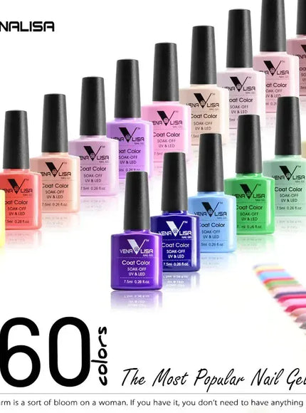 KissICON Venalisa Fashion Shiny UV Gel Nail Polish 7.5ml