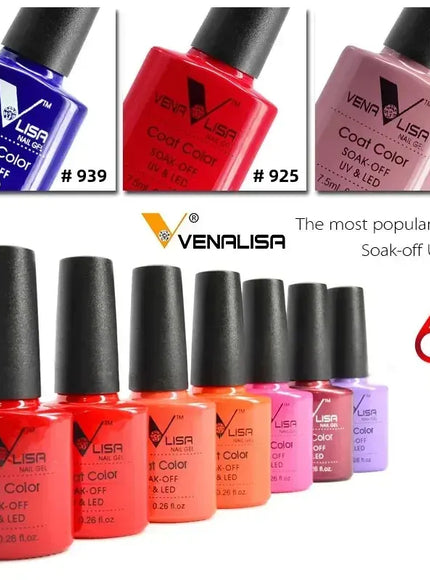KissICON Venalisa Fashion Shiny UV Gel Nail Polish 7.5ml