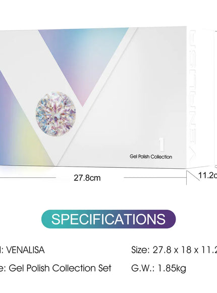 KissICON Venalisa VIP Kit 10ml Gel Polish Hema Free