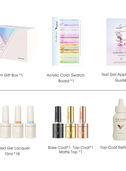 KissICON Venalisa VIP Kit 10ml Gel Polish Hema Free
