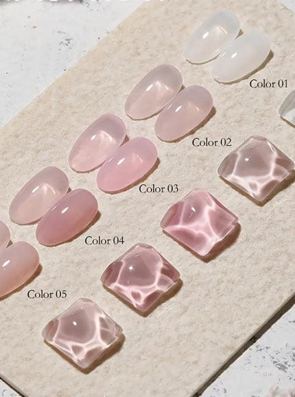 KissICON Vendeeni 40 Colors Translucent Gel Nail Polish Nude