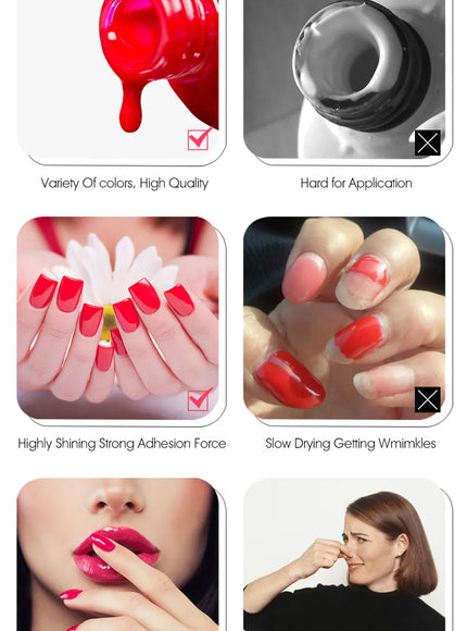 KissICON Vendeeni Gel Polish 15ml Soak Off UV LED