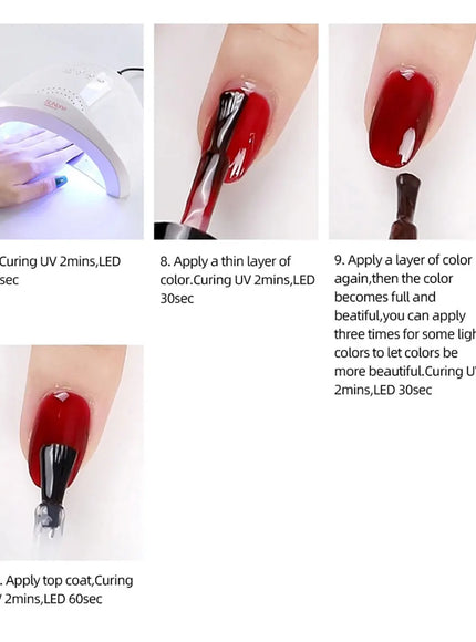KissICON Vendeeni Gel Polish 15ml Soak Off UV LED