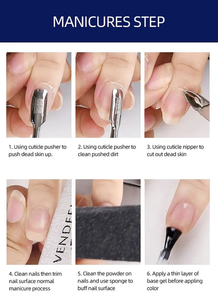 KissICON Vendeeni Gel Polish 15ml Soak Off UV LED