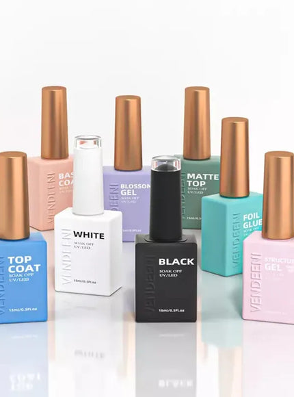 KissICON Vendeeni Gel Polish 15ml Soak Off UV LED