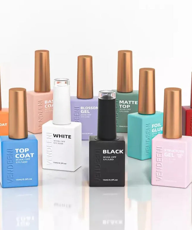 KissICON Vendeeni Gel Polish 15ml Soak Off UV LED