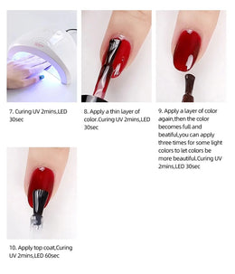 KissICON Vendeeni Russian Self Leveling Gel Nail Polish -