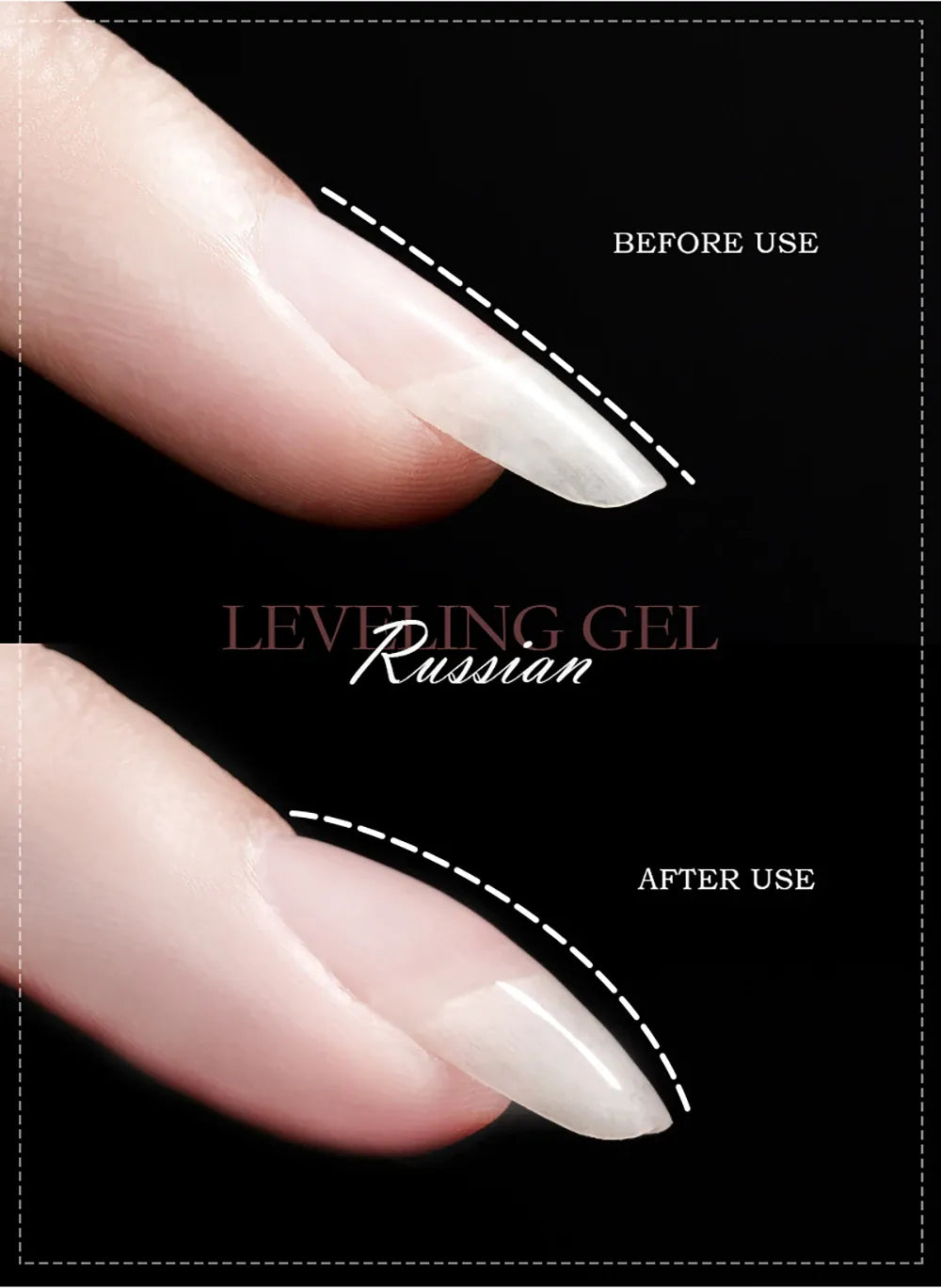 KissICON Vendeeni Russian Self Leveling Gel Nail Polish -
