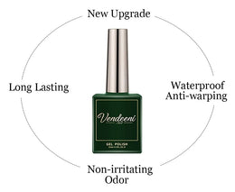 KissICON Vendeeni Russian Self Leveling Gel Nail Polish -