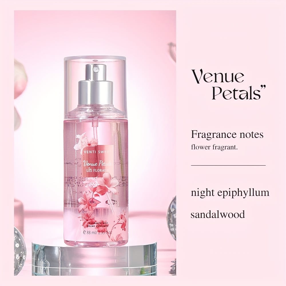 KissICON Venue Petals Elegant Floral Perfume – Longlasting Fresh Scent