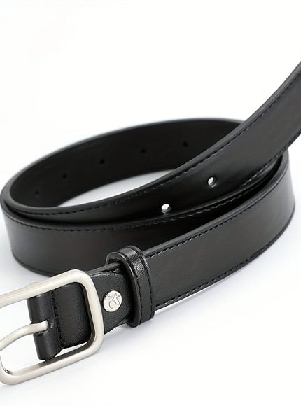 jkthpu-45 Versatile Square Buckle PU Belt Jeans to Dresses