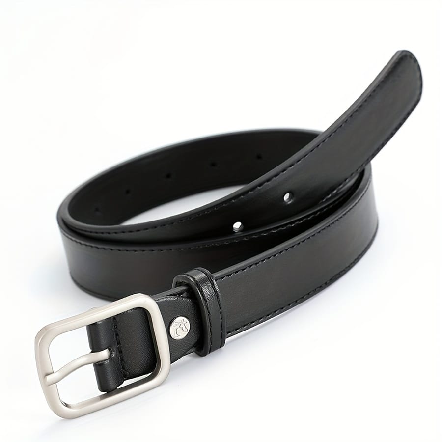 jkthpu-45 Versatile Square Buckle PU Belt Jeans to Dresses