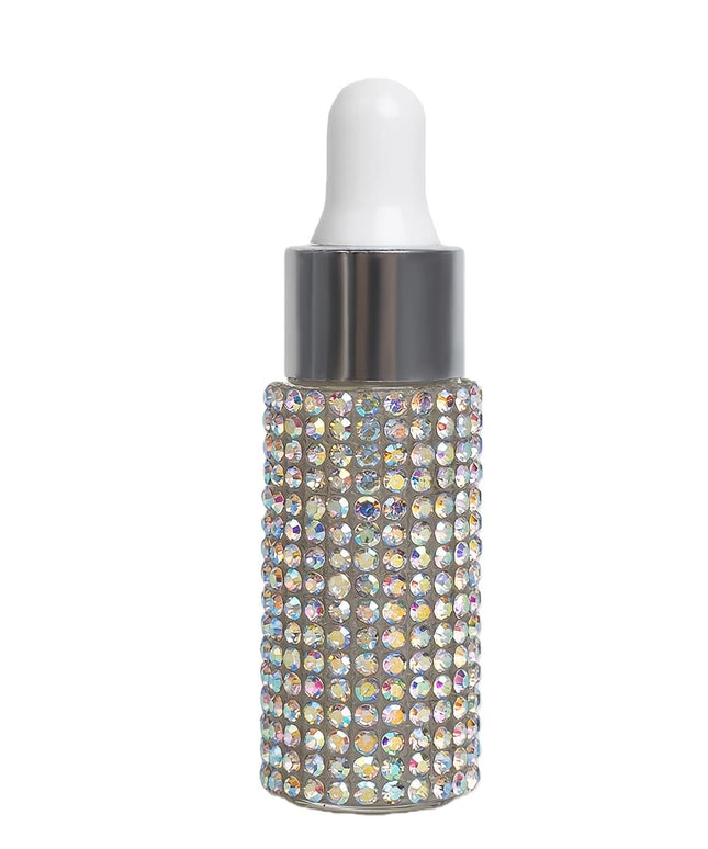jkthpu-45 Vibrant Gold Luxury 5ml Glass Dropper Travel Skincare Essential