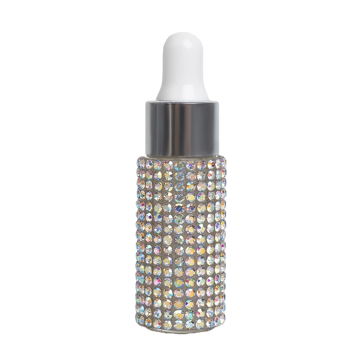 jkthpu-45 Vibrant Gold Luxury 5ml Glass Dropper Travel Skincare Essential