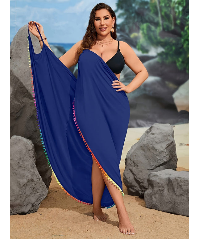 KissICON Vibrant Green Curve Bohemian Lace Beach Coverup – Wrap