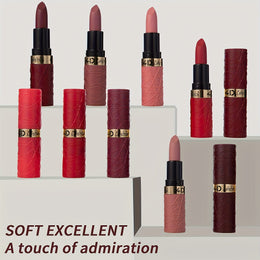 KissICON Vibrant Velvet Matte Lipstick Set – Waterproof Nonstaining