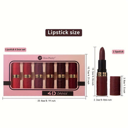 KissICON Vibrant Velvet Matte Lipstick Set – Waterproof Nonstaining