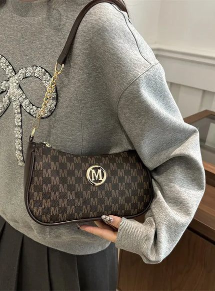 KissICON Vintage Gold M PU Leather Crossbody