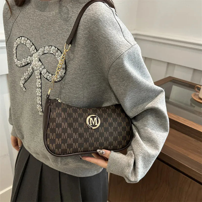 KissICON Vintage Gold M PU Leather Crossbody