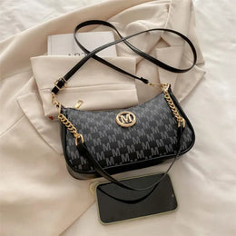 KissICON Vintage Gold M PU Leather Crossbody