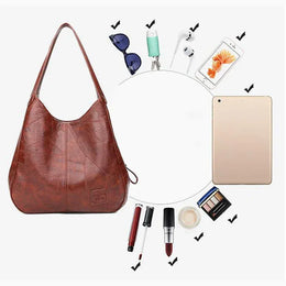 KissICON Vintage Hand Designers Handbags Shoulder Tote –