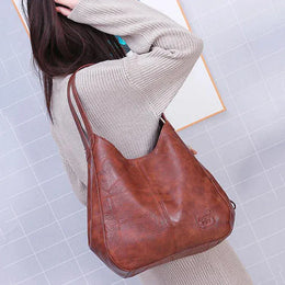 KissICON Vintage Hand Designers Handbags Shoulder Tote –