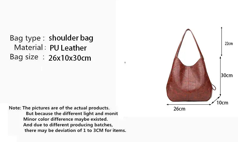 KissICON Vintage Hand Designers Handbags Shoulder Tote –