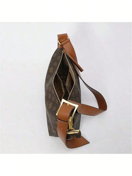 KissICON Vintage Monogram Shoulder Tote – Elegant Designer Mini