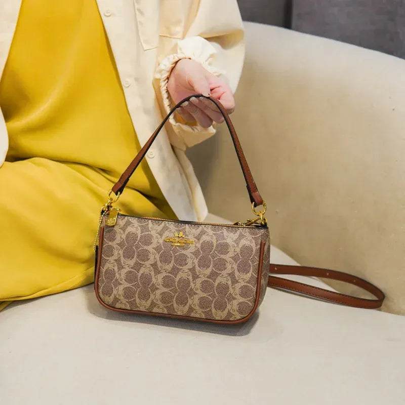 KissICON Vintage PVC Handbag – Chic Versatility