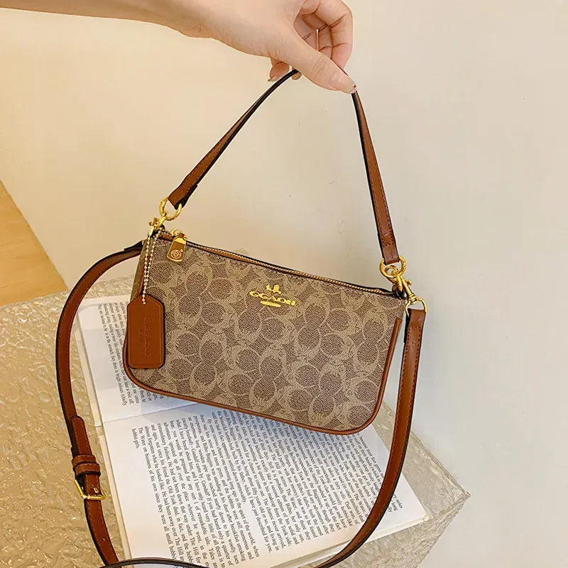 KissICON Vintage PVC Handbag – Chic Versatility