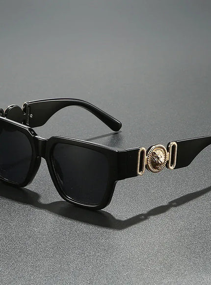 Dropshipman Vintage Square Leopard Sunglasses