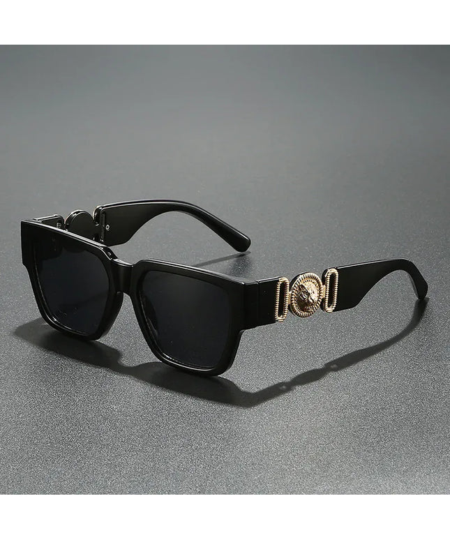 Dropshipman Vintage Square Leopard Sunglasses