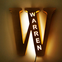 KissICON W Custom LED Name Lamp Personal Gift for Lovers  Family
