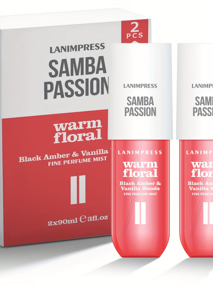 KissICON Warm floral scent 💋 Brazilian Fragrance Mist Set - Long Lasting